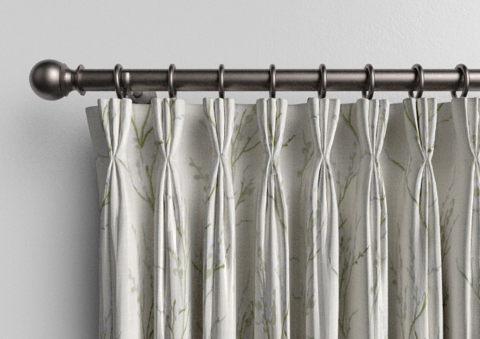 Laura Ashley Pussy Willow Embroidery, Hedgerow - Made to Measure Curtains - Image 11
